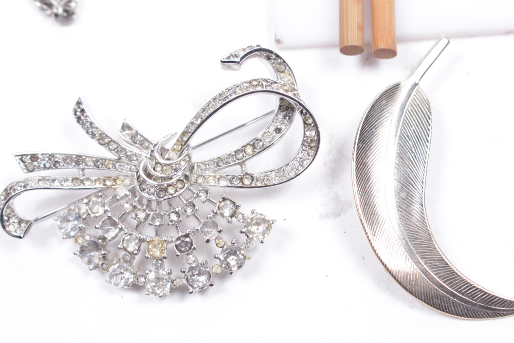 Eclectic Array Of Vintage Costume Jewelry