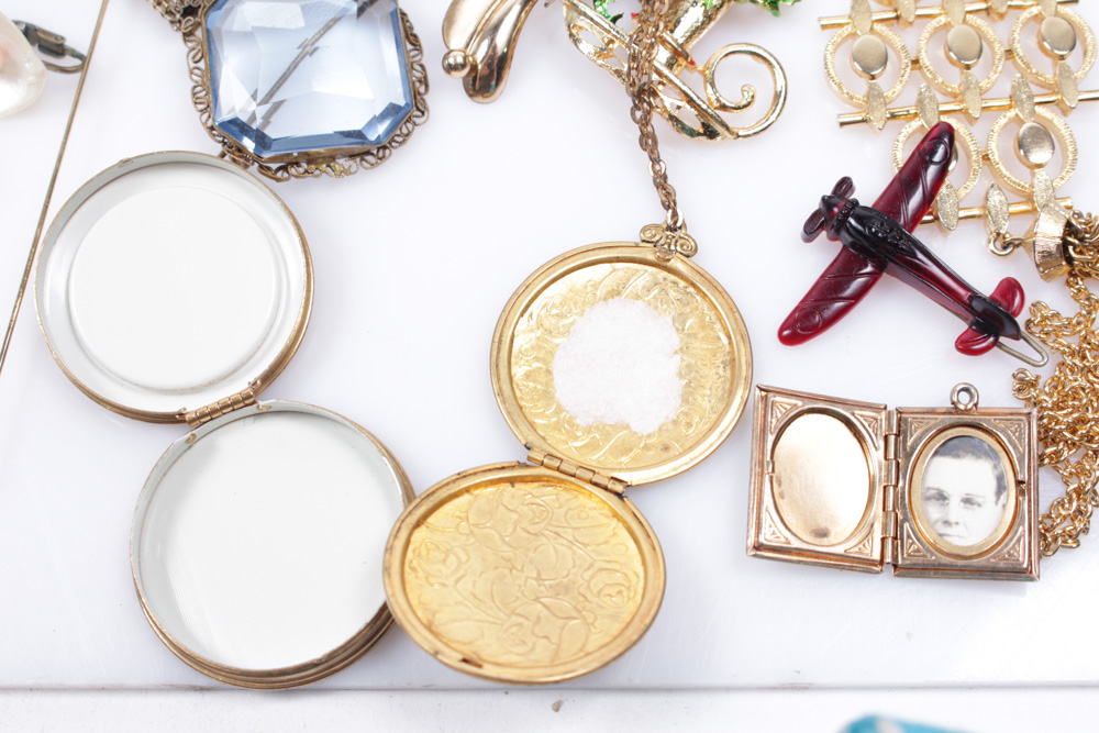 Eclectic Array Of Vintage Costume Jewelry