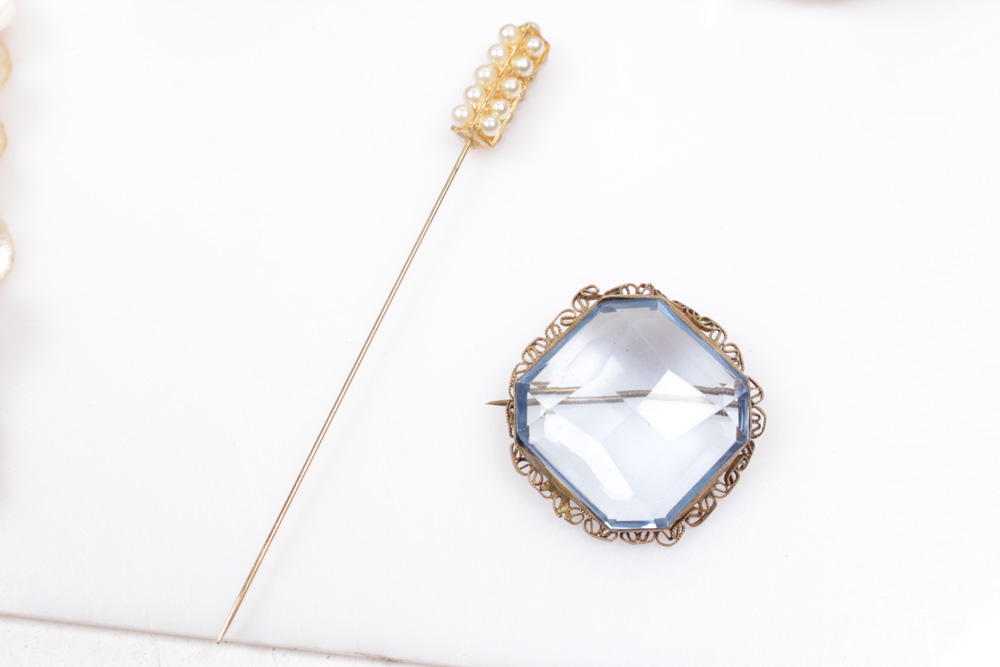 Eclectic Array Of Vintage Costume Jewelry