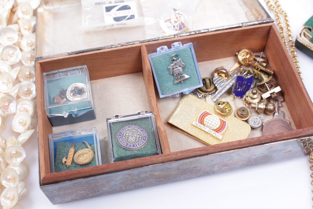 Eclectic Array Of Vintage Costume Jewelry