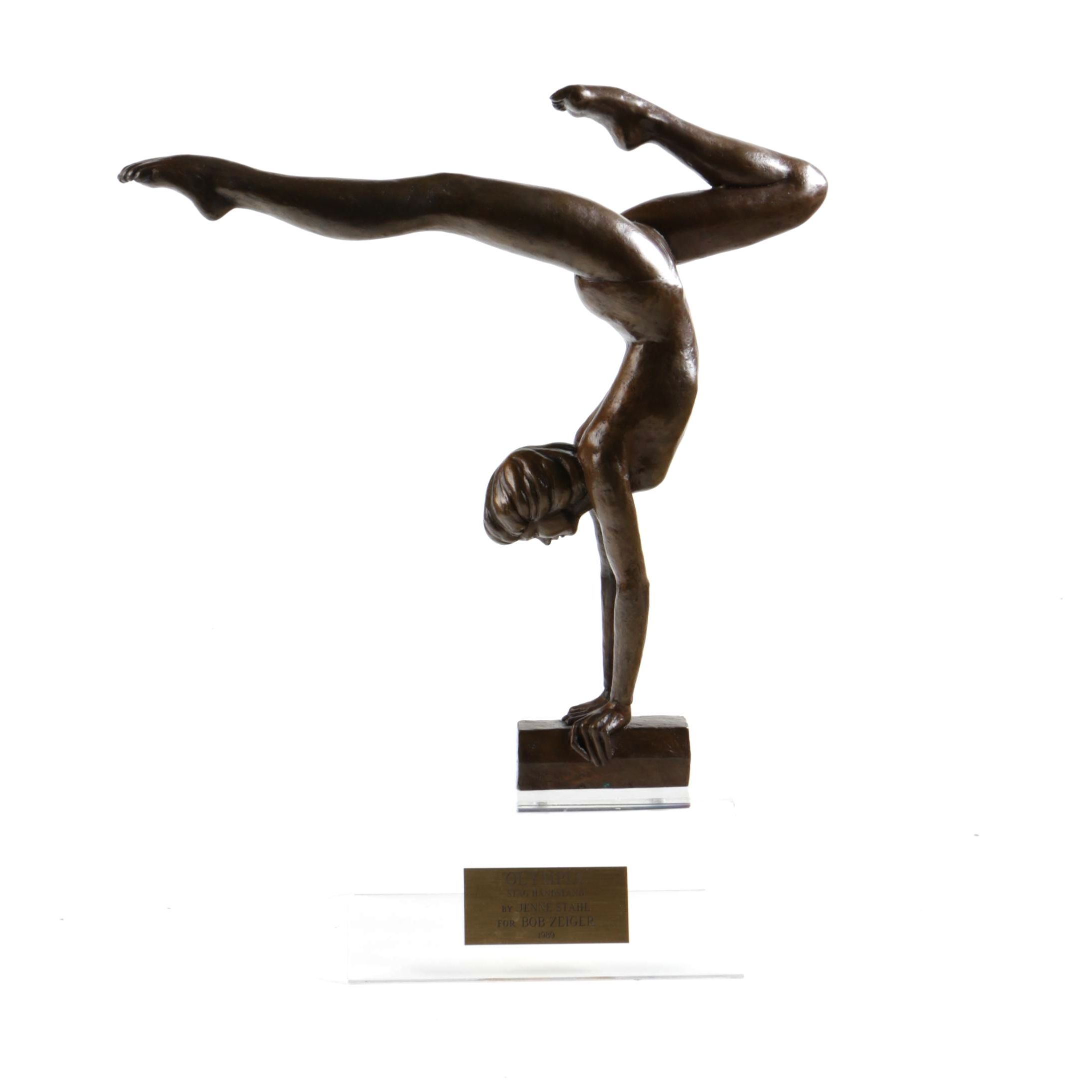 Jenne Stahl Reproduction Copper Sculpture "Olympia"