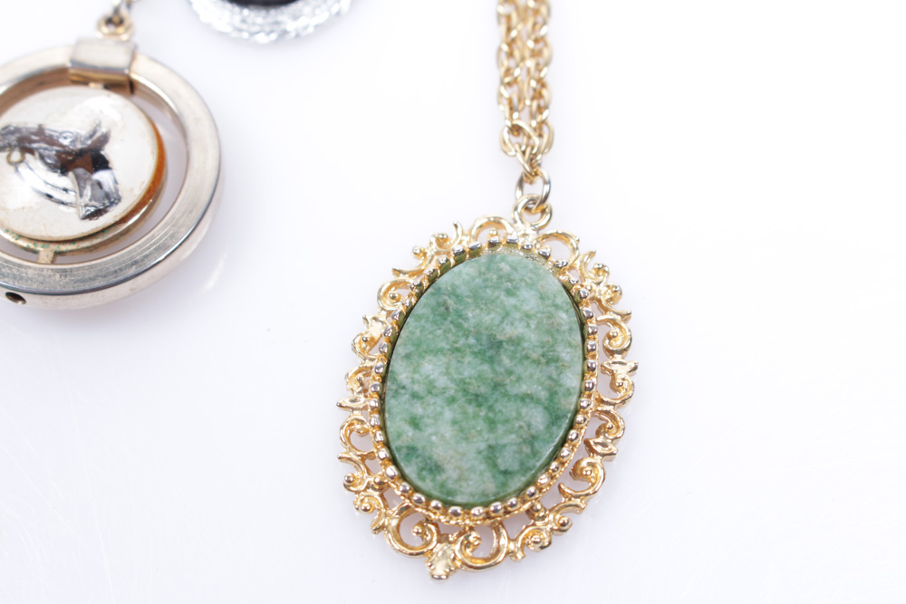 Eclectic Array Of Vintage Costume Jewelry