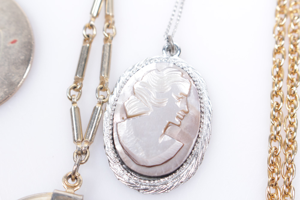 Eclectic Array Of Vintage Costume Jewelry