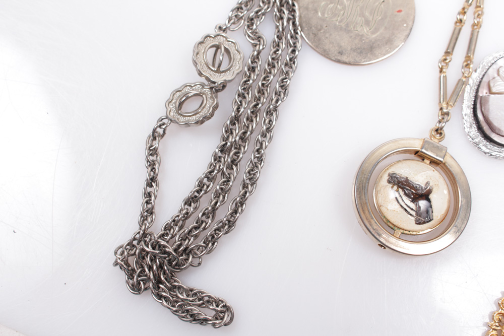 Eclectic Array Of Vintage Costume Jewelry