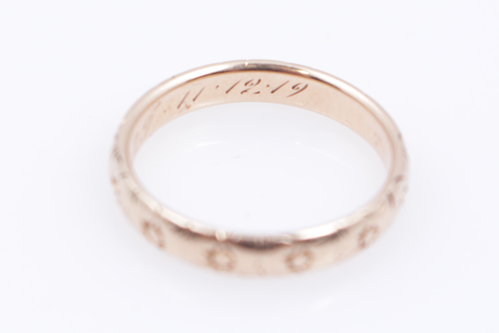 14K Yellow Gold Band