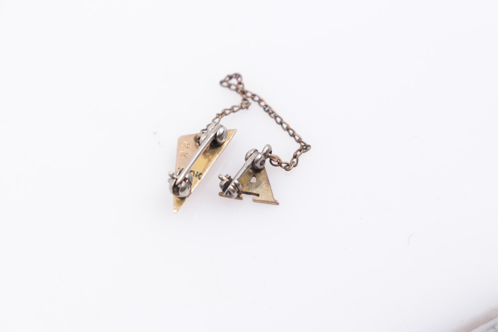 10K Rose Gold Fraternity Pin