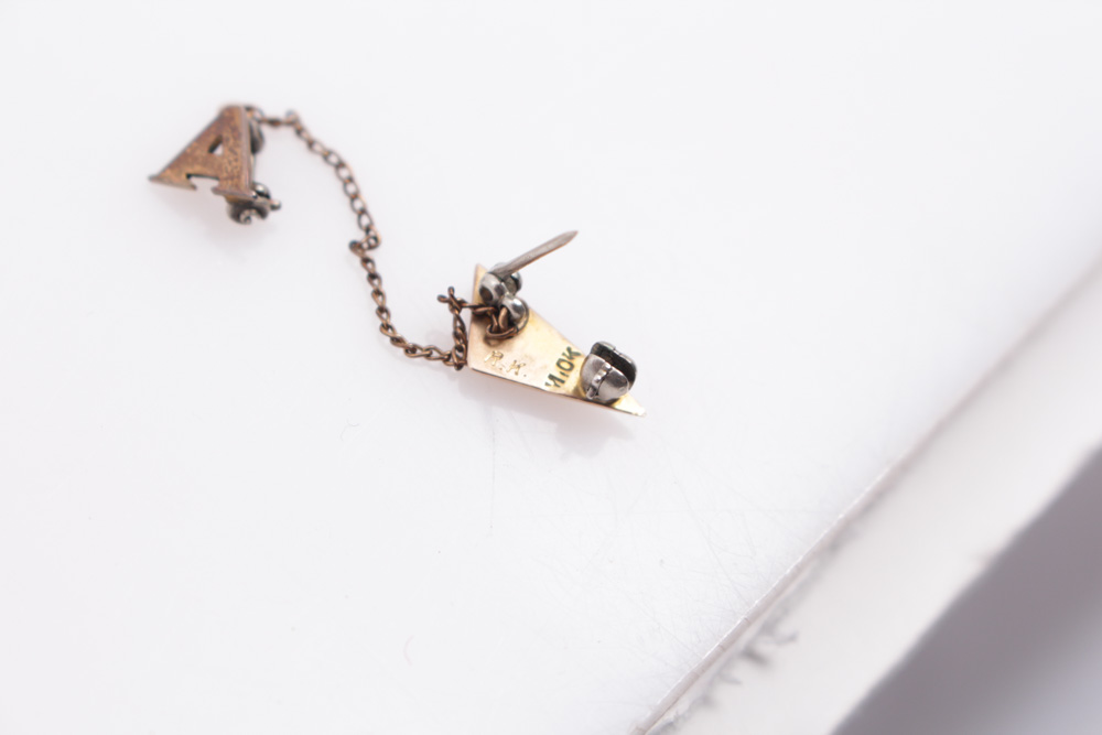 10K Rose Gold Fraternity Pin