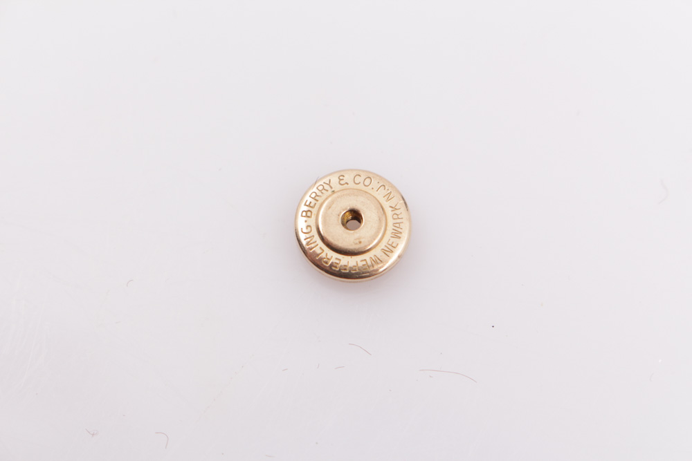Vintage 14K Yellow Gold  I.E.S. Lapel Pin