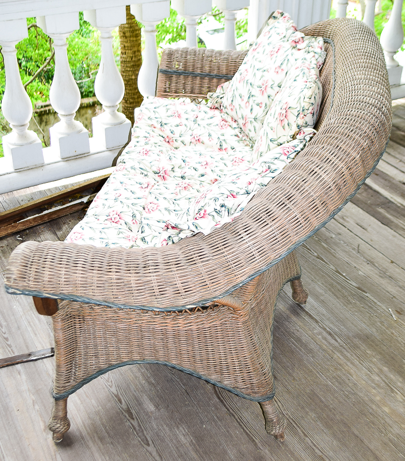 Patio Wicker Love Seat