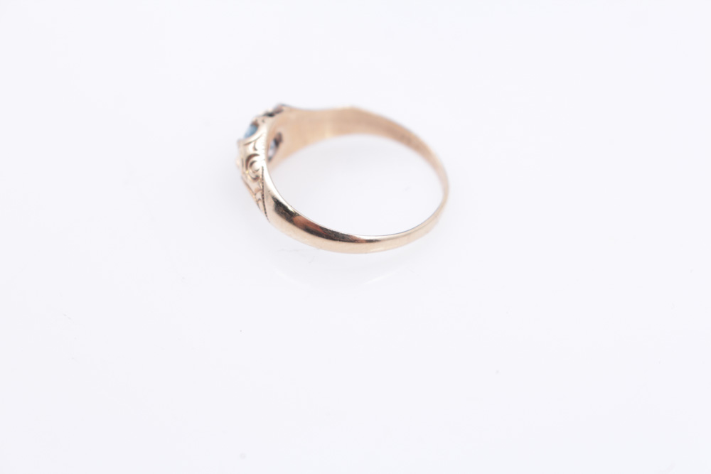 14K Yellow Gold Topaz Ring