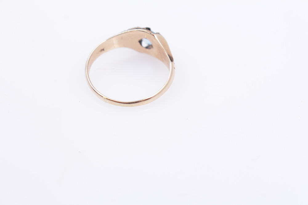 14K Yellow Gold Topaz Ring