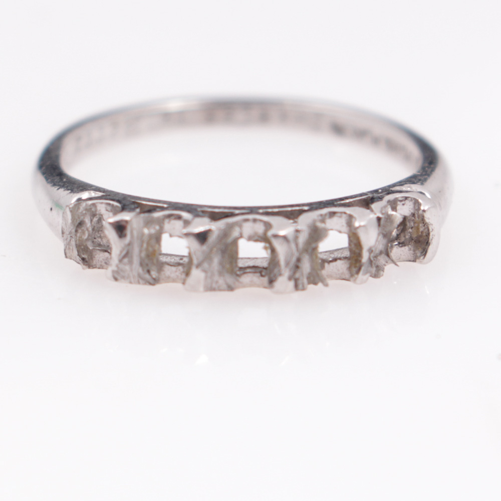 Platinum Semi-Mount Ring