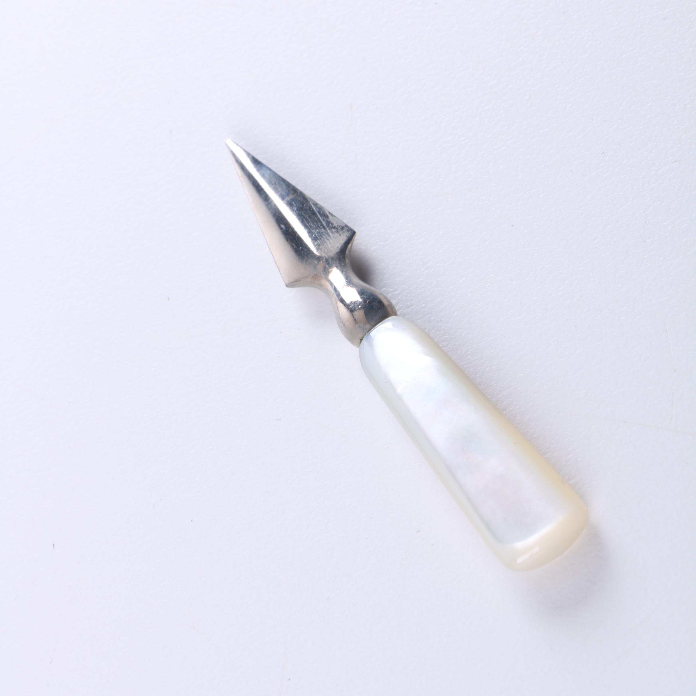 Corn on the Cob Spears With Mother of Pearl Handles