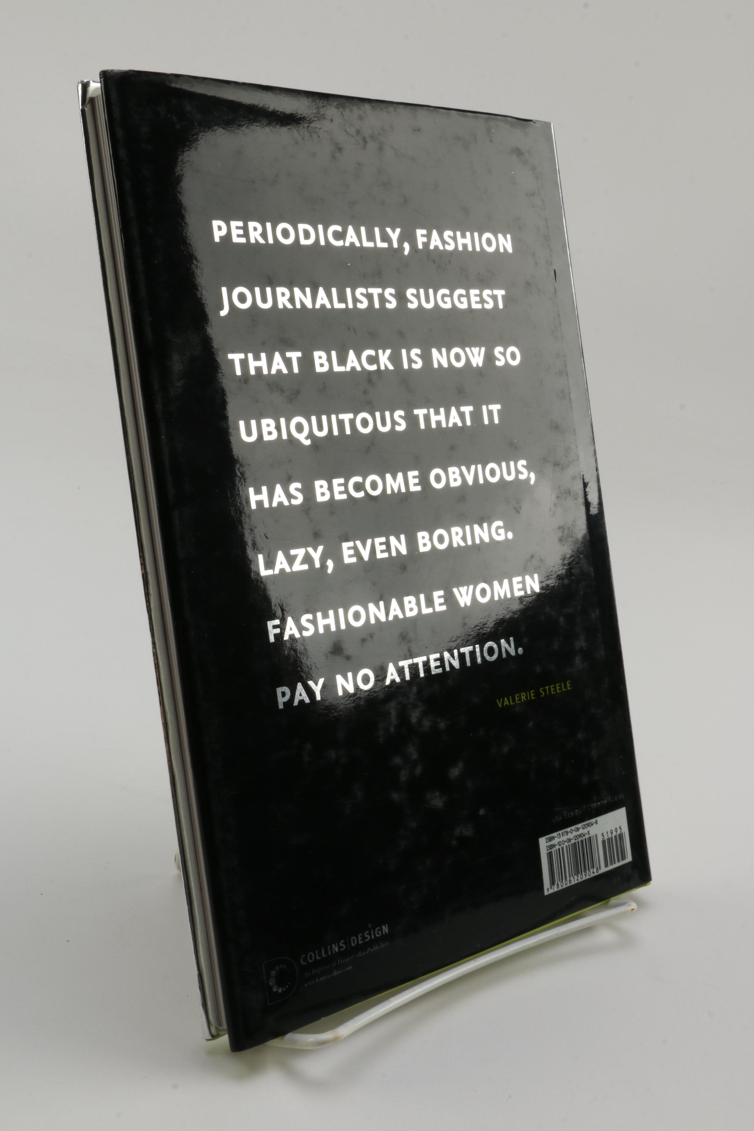 Signed First Edition Fashion Books Including Valerie Steele "The Black Dress"