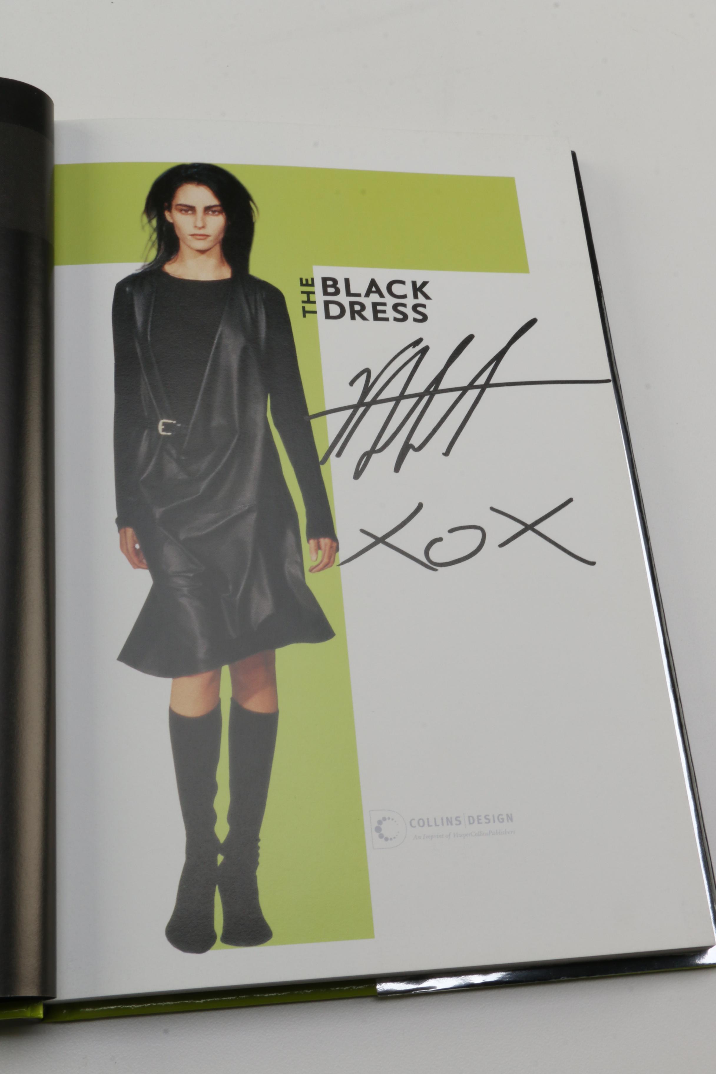Signed First Edition Fashion Books Including Valerie Steele "The Black Dress"