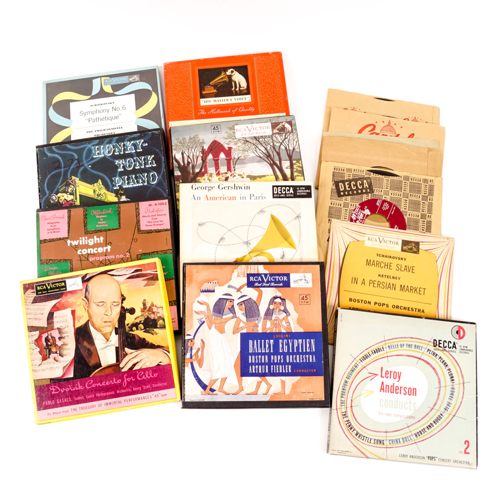 Classical, Instrumental and Other Vintage 45 rpm Records