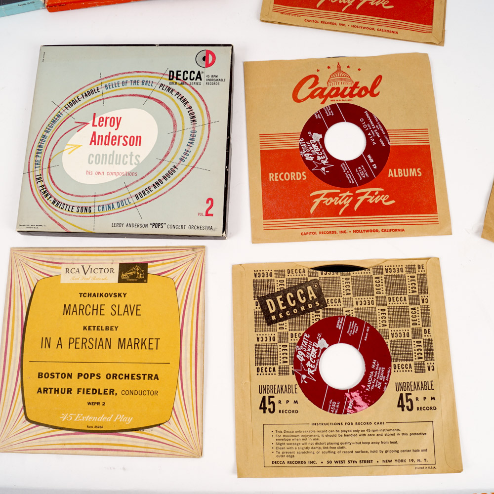 Classical, Instrumental and Other Vintage 45 rpm Records