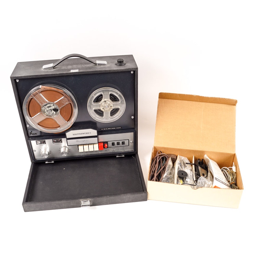Masterwork Reel-to-Reel Tape Recorder and Accessories