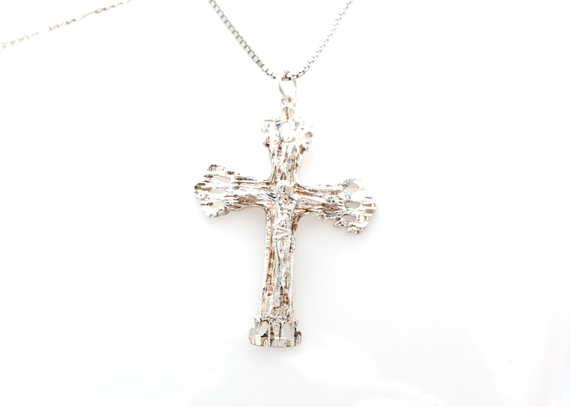 Sterling Silver Crucifix Pendant Necklaces