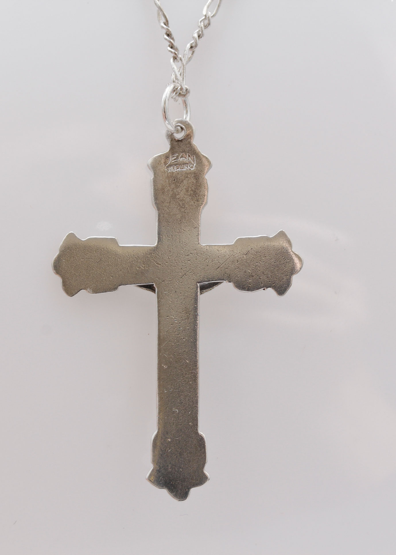 Sterling Silver Crucifix Pendant Necklaces