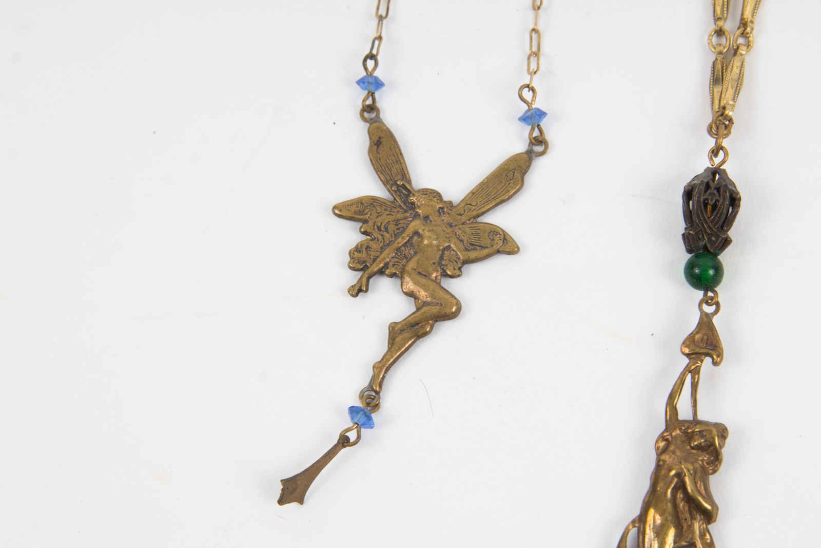 Decorative Brass Pididdly Links Fairy Themed Necklaces