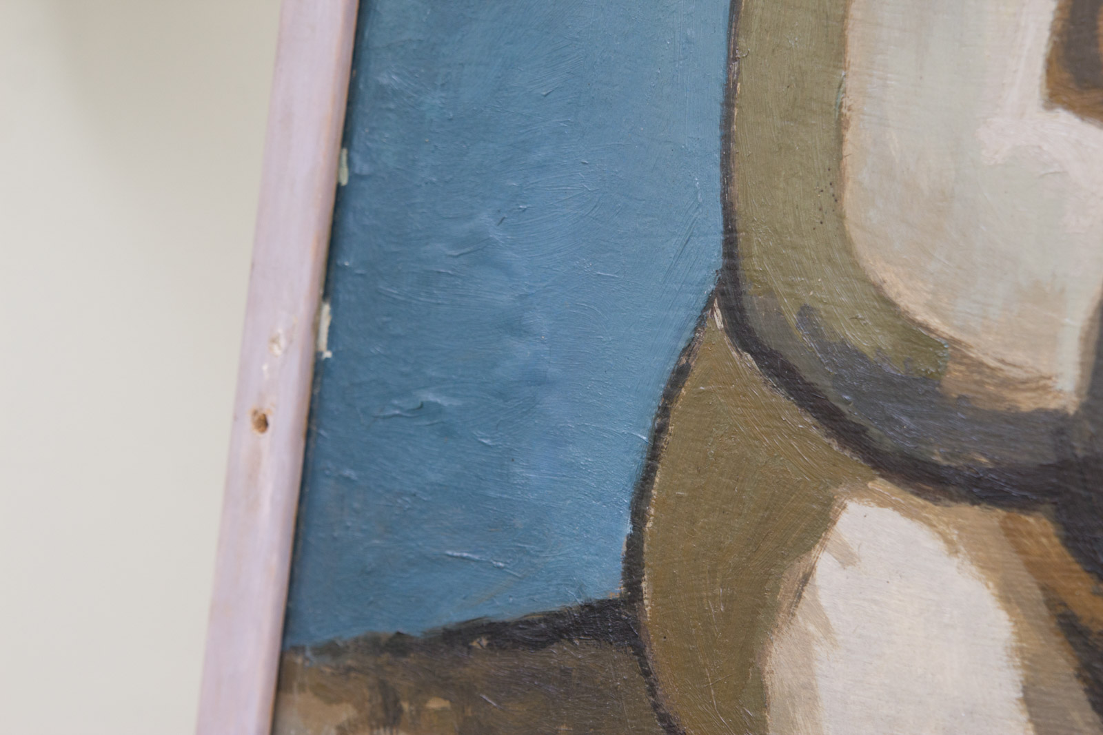 Noel Martin Large Painting on Board "Three Ladies" (1947)