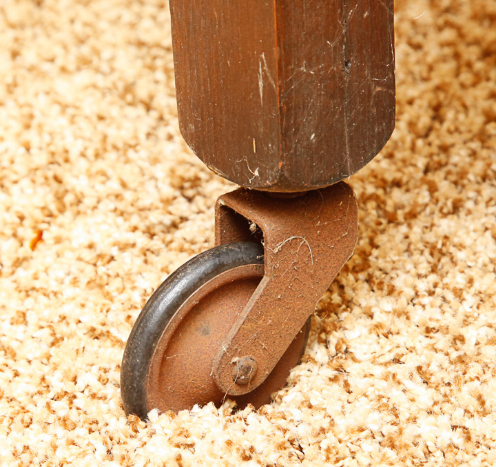 Vintage Oak Drop Leaf Tea Cart