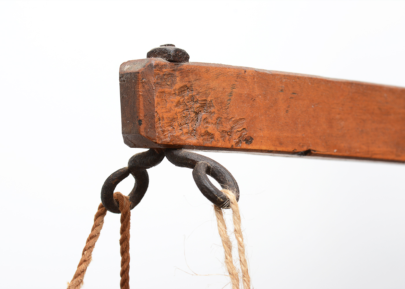 Antique Wooden Hanging Balance Scale