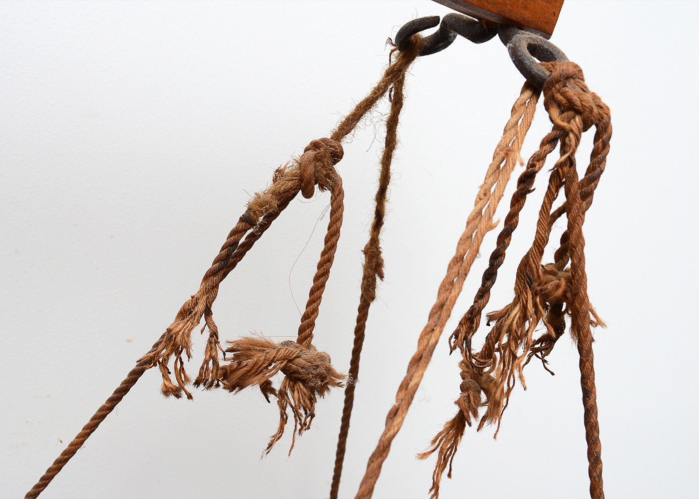 Antique Wooden Hanging Balance Scale