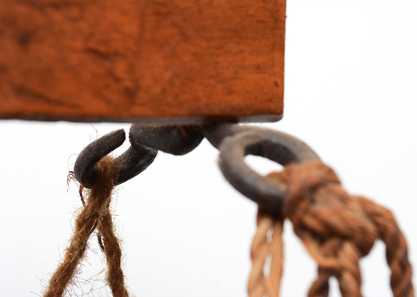 Antique Wooden Hanging Balance Scale