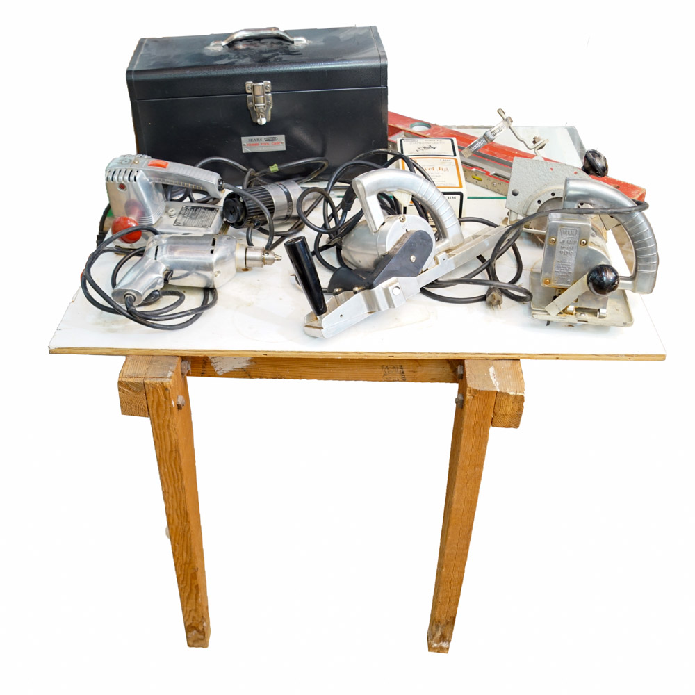 Collection of Vintage Power Tools