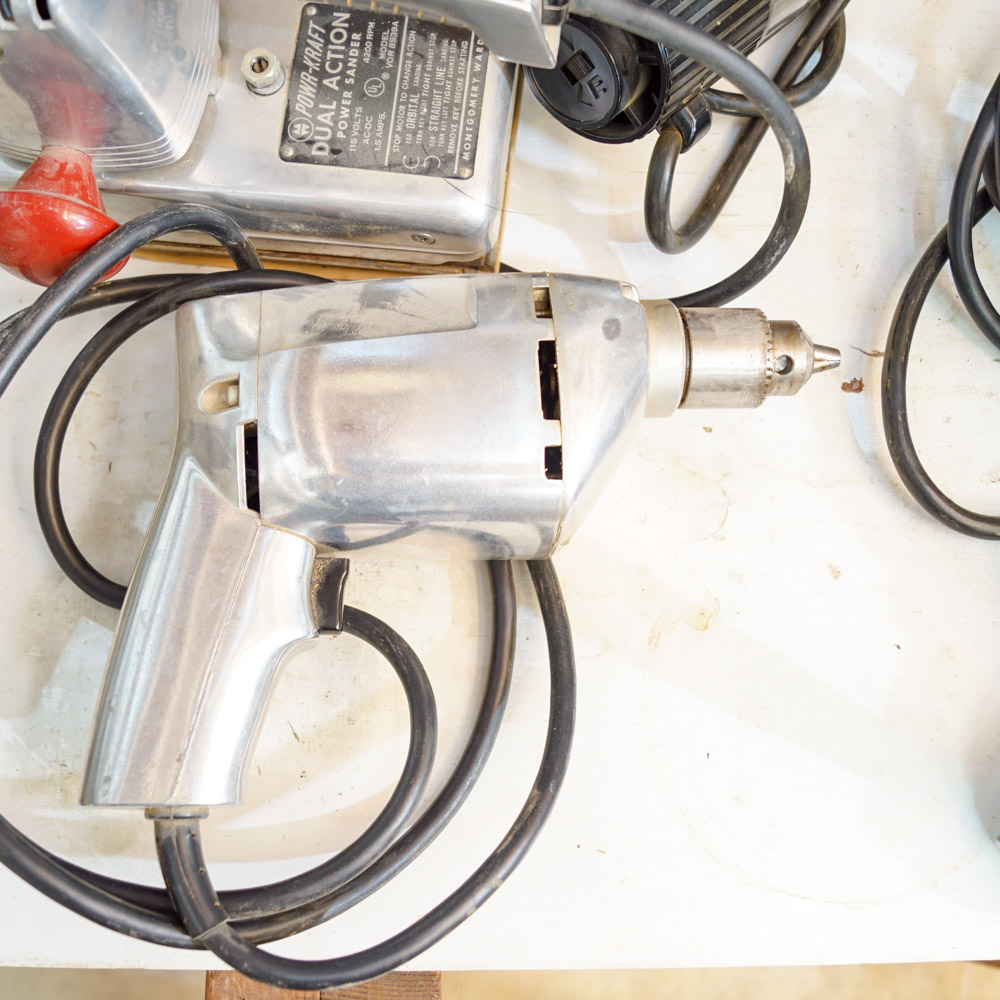 Collection of Vintage Power Tools