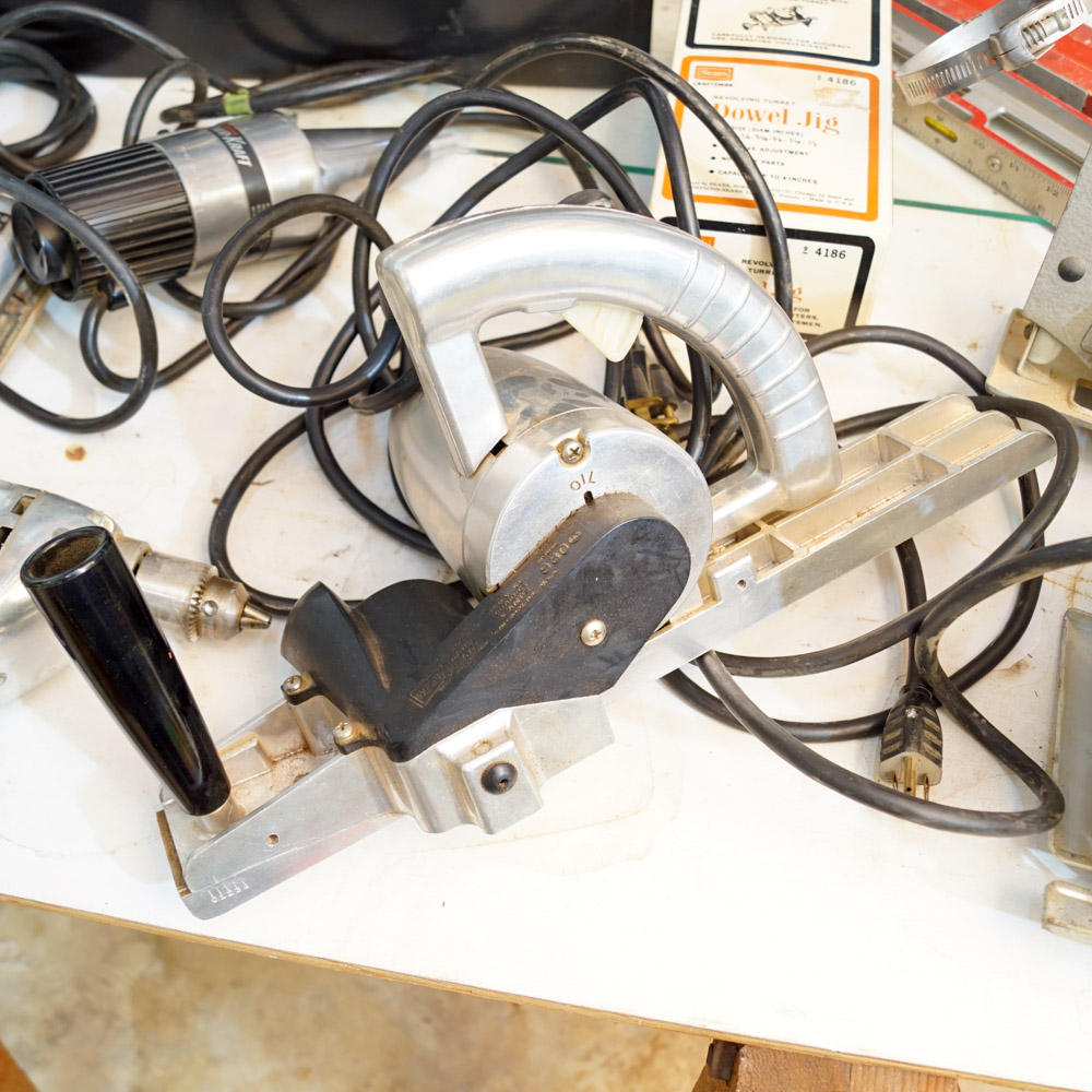Collection of Vintage Power Tools