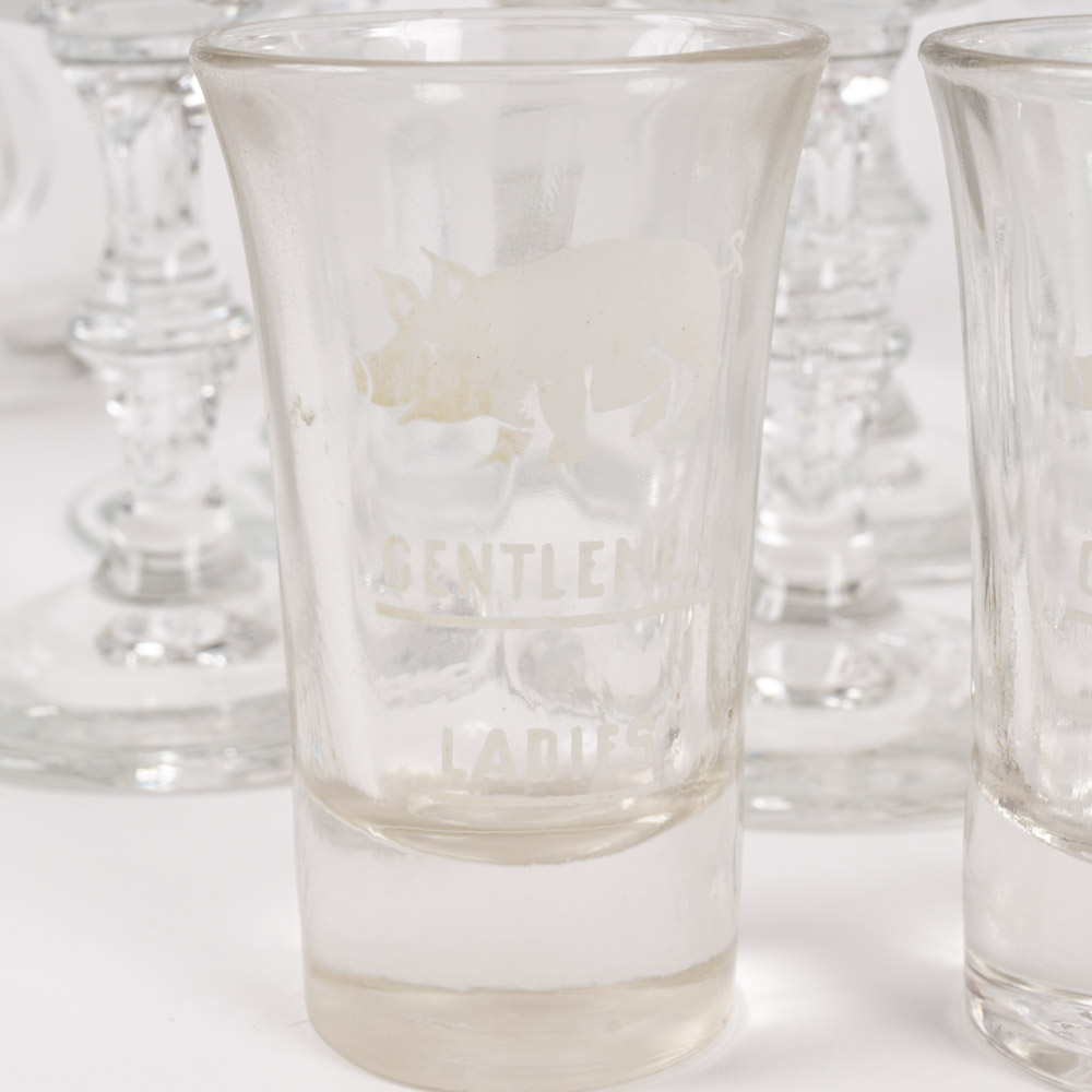 Large Assortment of Vintage Barware