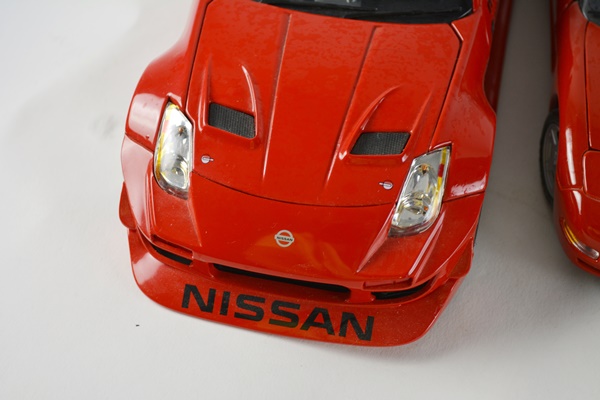 Five Die-Cast Model Cars