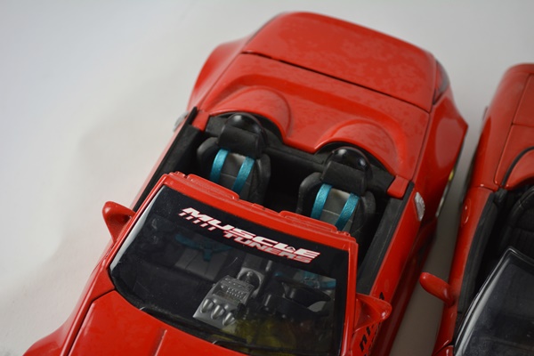 Five Die-Cast Model Cars