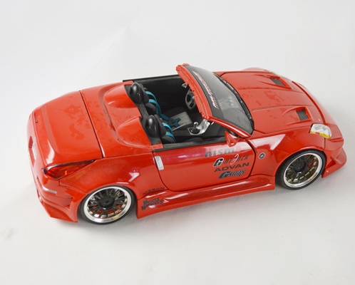 Five Die-Cast Model Cars