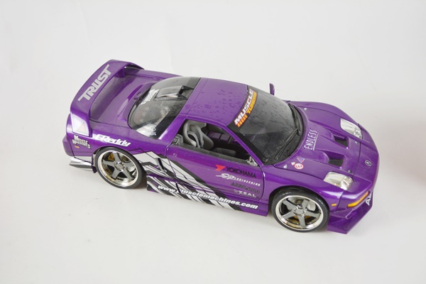 Five Die-Cast Model Cars