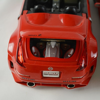 Five Die-Cast Model Cars