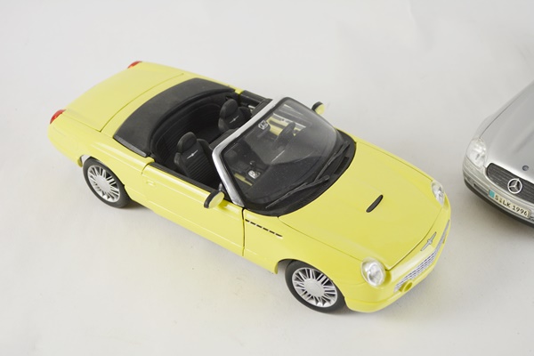 Seven Die-Cast Model Cars