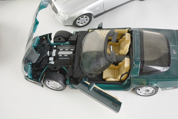 Seven Die-Cast Model Cars