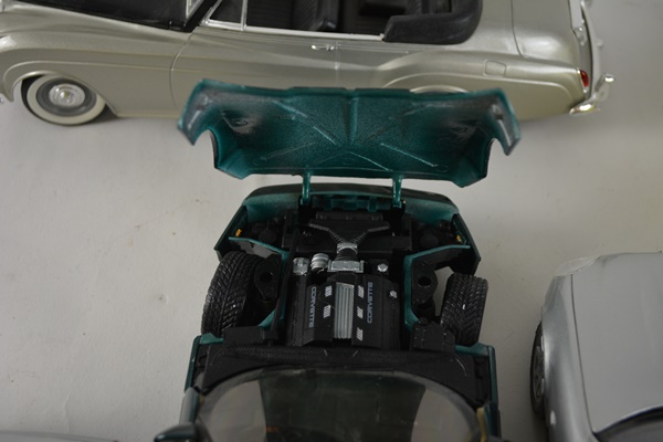 Seven Die-Cast Model Cars