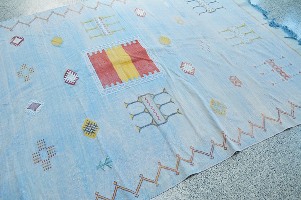 Moroccan Kilim Bed Cover/Area Rug