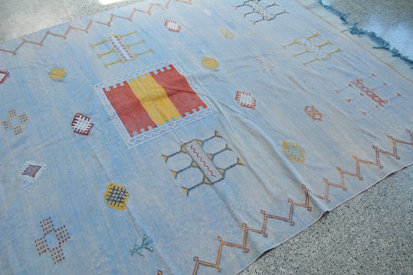 Moroccan Kilim Bed Cover/Area Rug