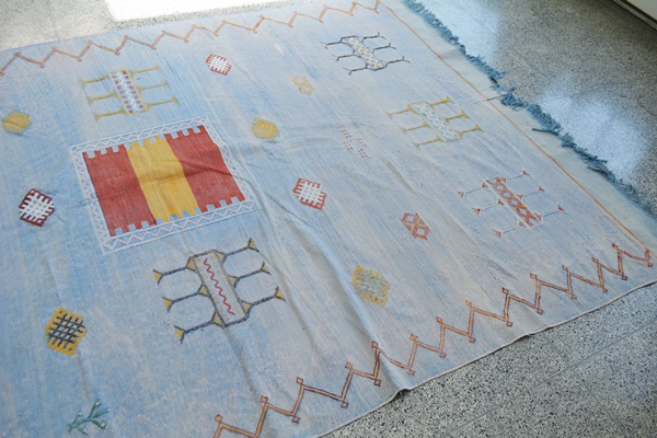 Moroccan Kilim Bed Cover/Area Rug