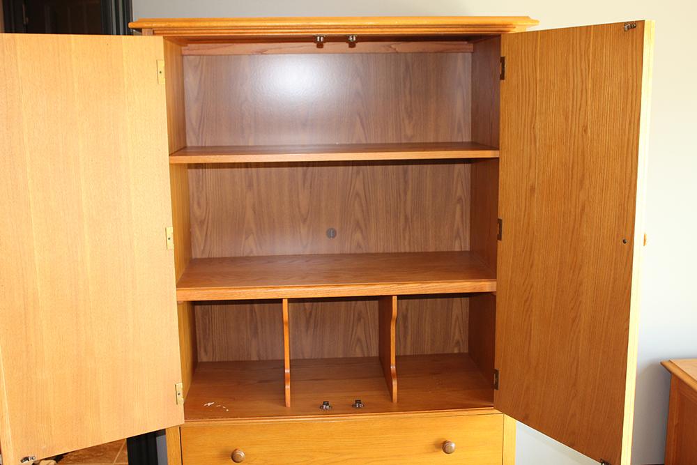 Oak Armoire by Thomasville Furniture