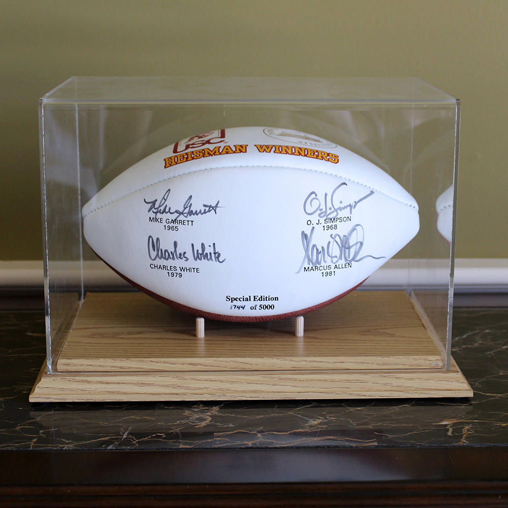Limited Edition University of Southern California Heisman Trophy Winners Signature Football