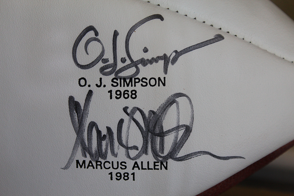 Limited Edition University of Southern California Heisman Trophy Winners Signature Football