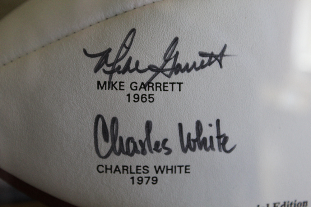 Limited Edition University of Southern California Heisman Trophy Winners Signature Football