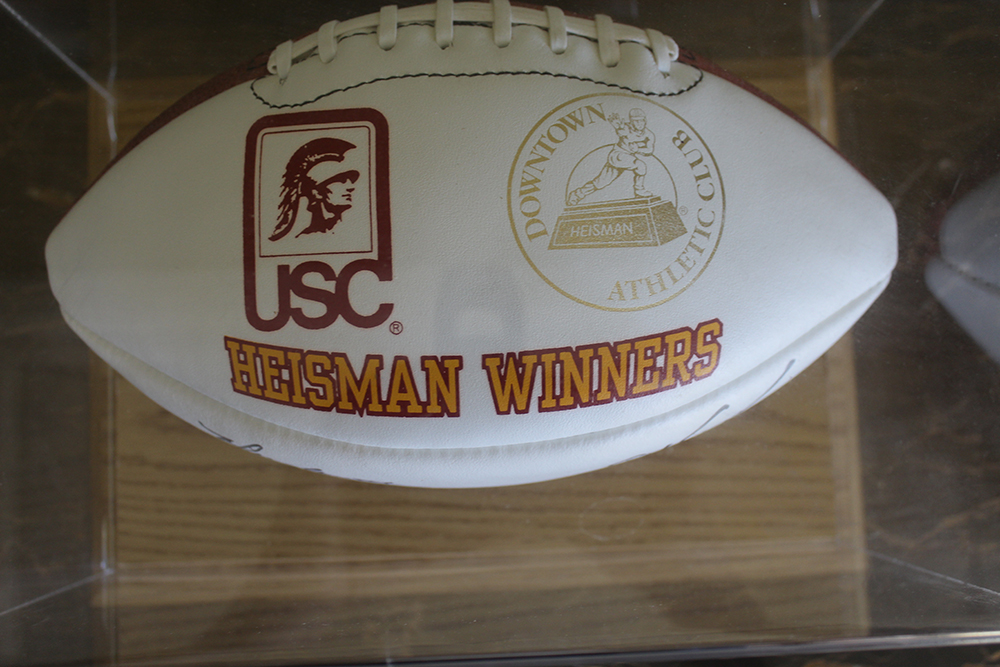 Limited Edition University of Southern California Heisman Trophy Winners Signature Football